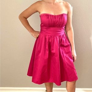 Beautiful pink David’s bridal dress